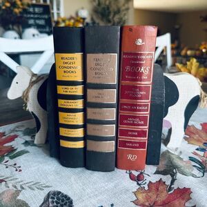 Vintage Primitive Rustic Farmhouse Cow Wooden Bookends